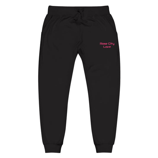 Rose City Love - Embroidered Sweatpants
