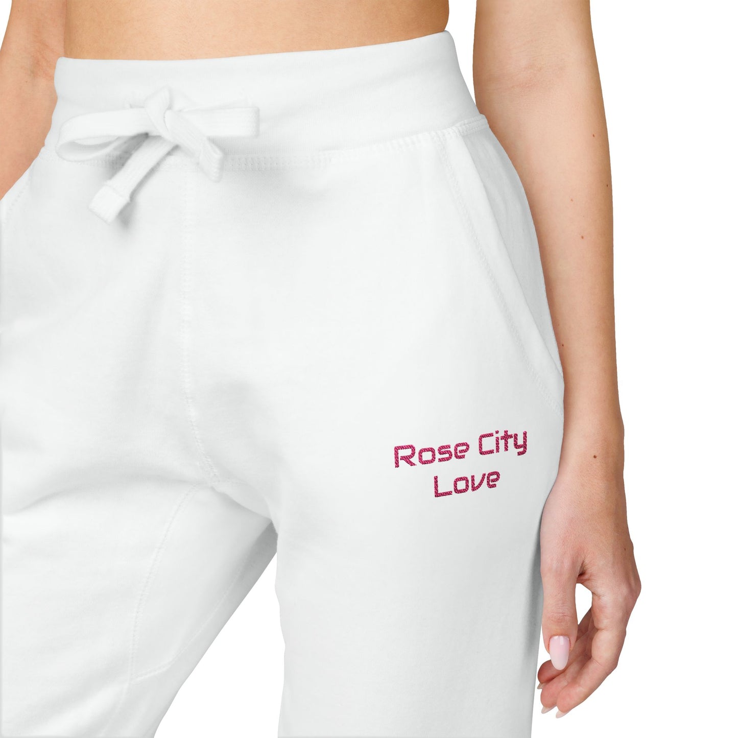 Rose City Love - Embroidered Sweatpants