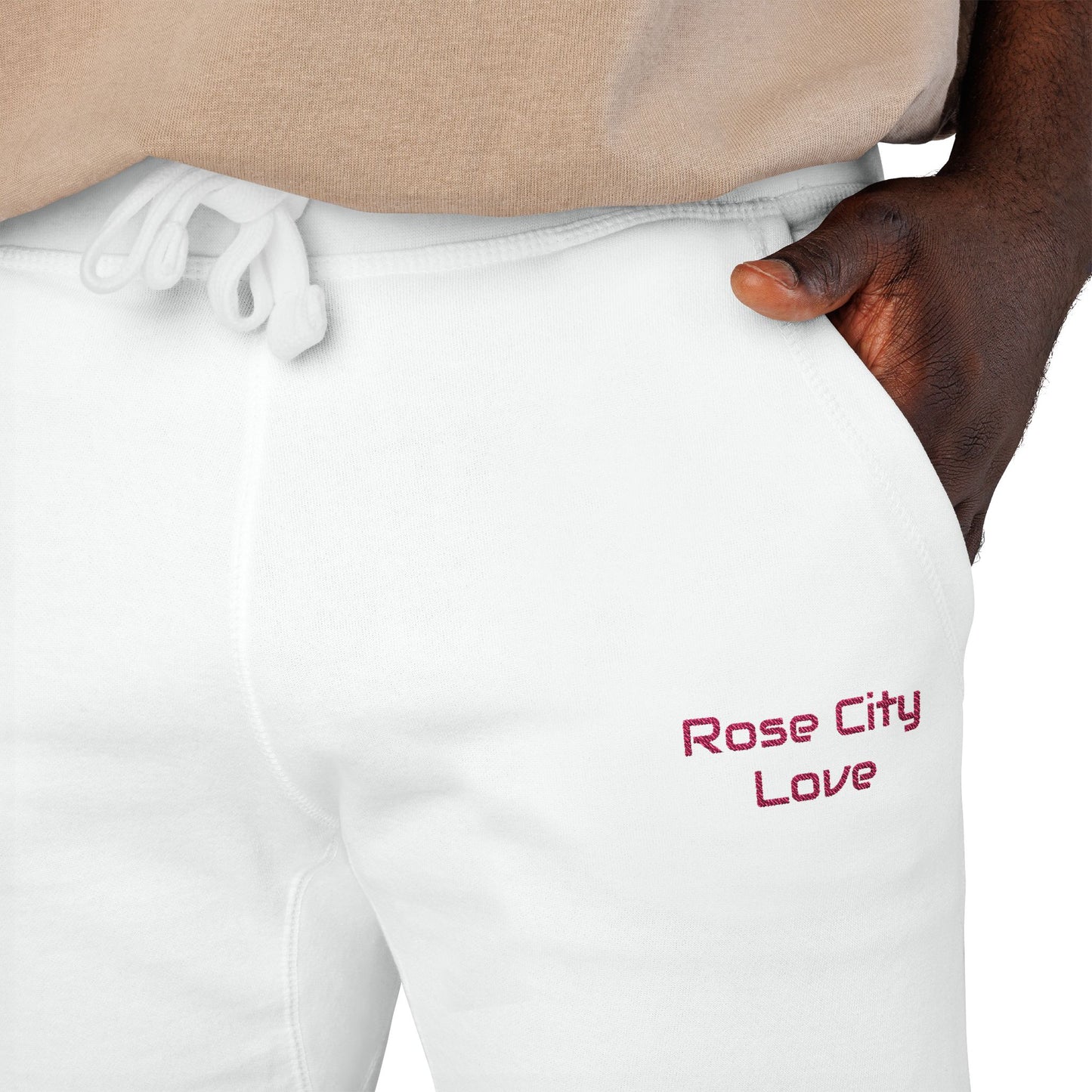 Rose City Love - Embroidered Sweatpants