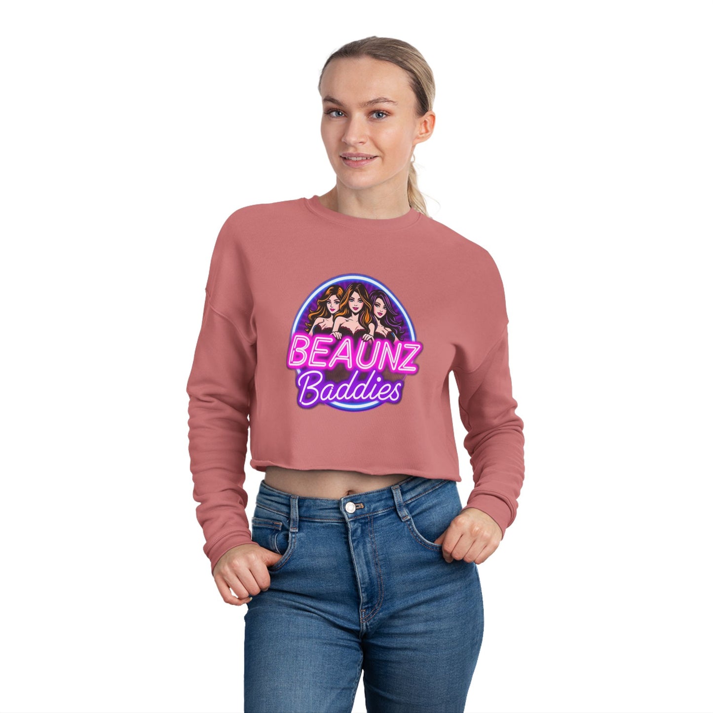 Cropped Sweatshirt — "BEAUnz Baddies"