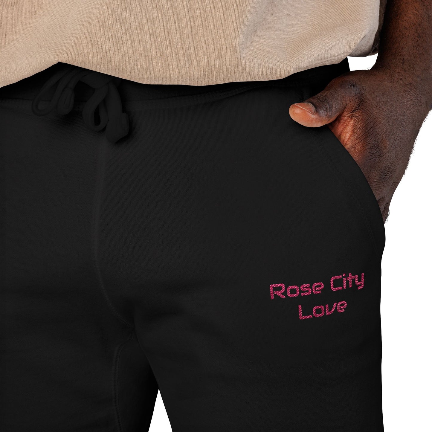 Rose City Love - Embroidered Sweatpants