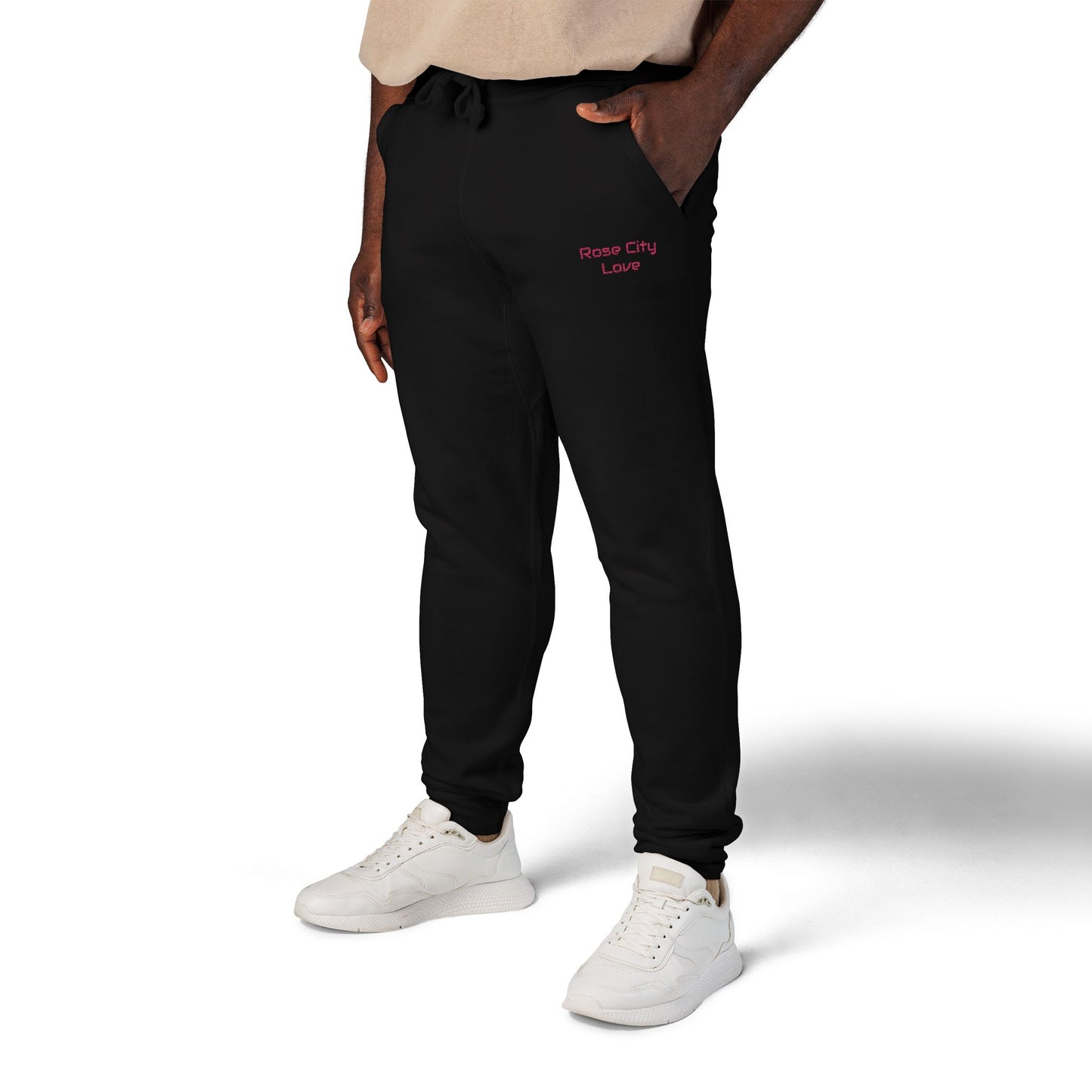 Rose City Love - Embroidered Sweatpants