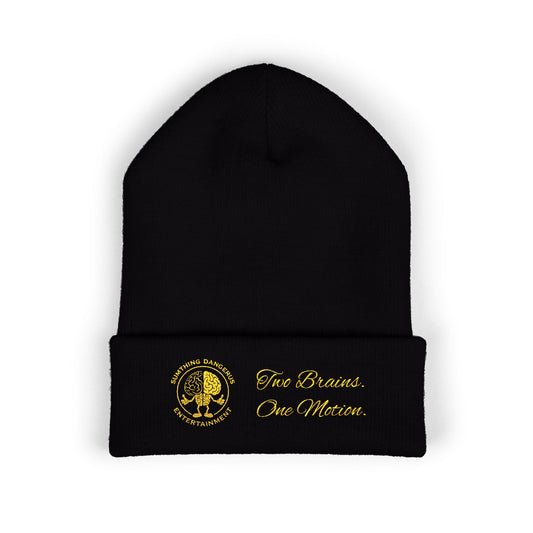 Embroidered Gold - (S.D.E) Beanie