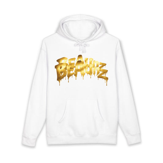 BEAUnz Yard | Gold Drip Hoodie | Rose & Bone Graphic