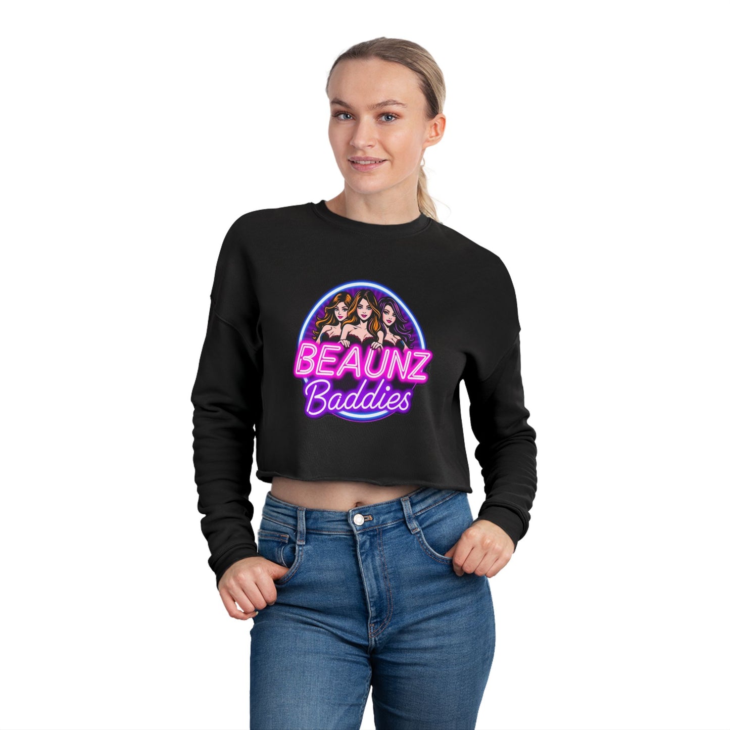 Cropped Sweatshirt — "BEAUnz Baddies"